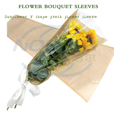Beberapa Tas Bentuk Y Lengan Karangan Bunga Kertas Kraft Untuk Pembungkus Mawar