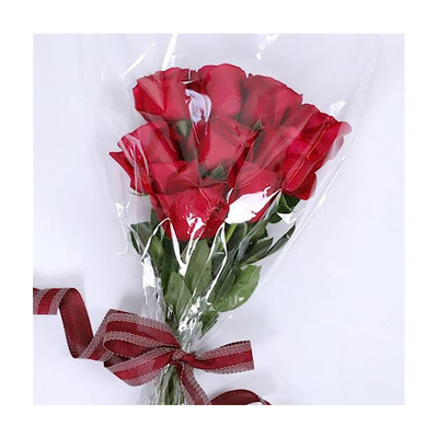 100 Pcs Flower Bouquet Sleeves Kantong Plastik Transparan Untuk Bunga