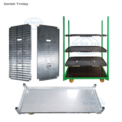 Trolley Bunga Denmark Modern dengan Kapasitas 50kg dan Panjang Genggam 56cm