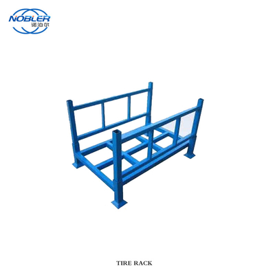 Heavy Duty Stacking Detachable Metal Tire Storage Rack Tampilan Rak Ban Bekas