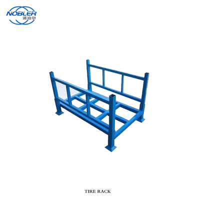 Heavy Duty Stacking Detachable Metal Tire Storage Rack Tampilan Rak Ban Bekas