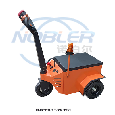 Handheld Electric Tow Tug Disesuaikan 150A-1000A Elastisitas Tinggi Core Roda Karet