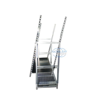 1350*565*1900mm Metal Mesh Type Dutch Flower Trolley tahan karat
