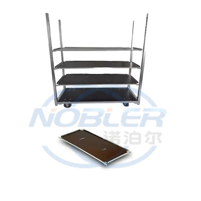 Kapasitas beban yang kuat Cc Danish Trolleys Pp Caster Waterproof