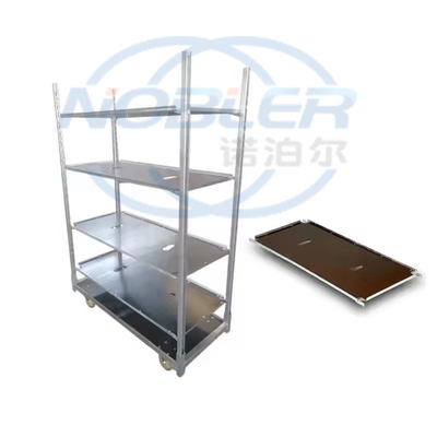 Kapasitas beban yang kuat Cc Danish Trolleys Pp Caster Waterproof