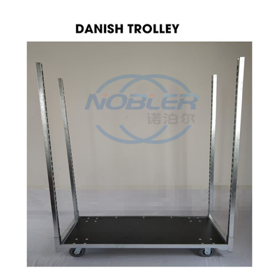 Hot Dip Galvanizing Dutch Flower Trolley Mudah Mengumpulkan Untuk Bud Room
