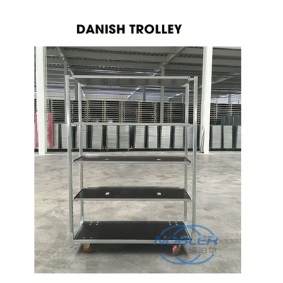 Trolley Bunga Denmark Berlapis Serbuk Multifungsi Untuk Belanja