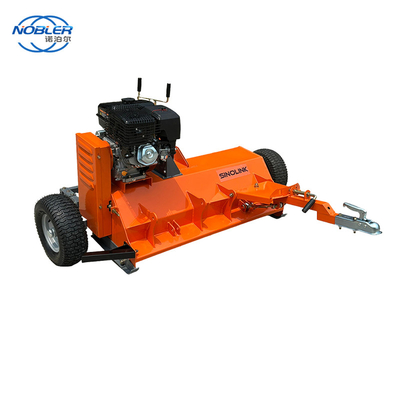Pemotong rumput remote control pemotong rumput nol putaran otomatis robot ATV Flail taman nirkabel dengan bagian