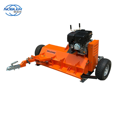 Pemotong rumput remote control pemotong rumput nol putaran otomatis robot ATV Flail taman nirkabel dengan bagian