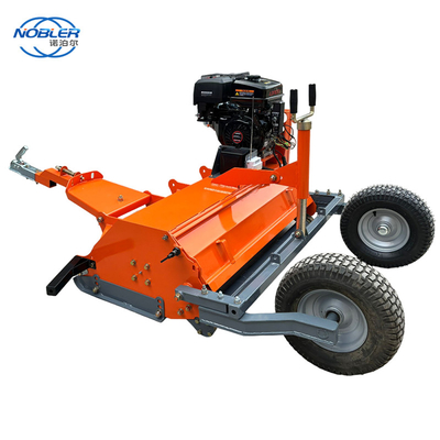 Pemotong rumput remote control pemotong rumput nol putaran otomatis robot ATV Flail taman nirkabel dengan bagian
