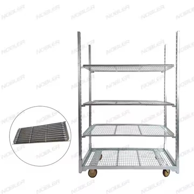 Shopping Powder Coated Danish Plant Trolley Untuk Display