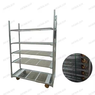 Trolley Bunga Belanda tahan air 50kg Kapasitas untuk Bunga Berat