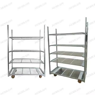 Shopping Powder Coated Danish Plant Trolley Untuk Display