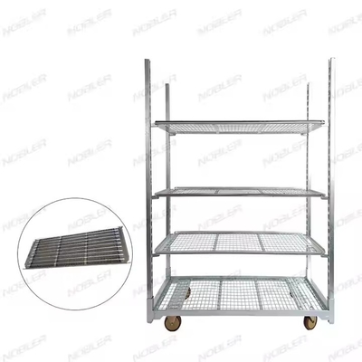 Karet Bunga Belanda yang awet Perawatan Permukaan Hot Dip Galvanizing Metal Mesh Mudah Mengumpulkan