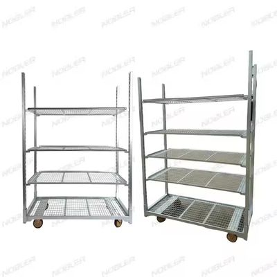 Hot Dip Galvanized Nursery Rumah Kaca Transport Garden Cc Trolley Bunga Denmark