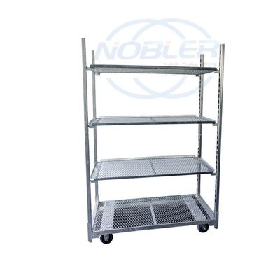 Hot Dip Galvanized Nursery Rumah Kaca Transport Garden Cc Trolley Bunga Denmark