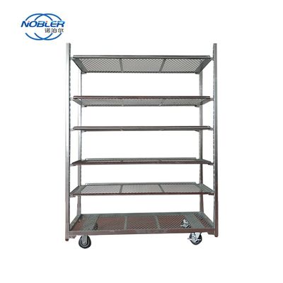 Hot Dip Galvanized Nursery Rumah Kaca Transport Garden Cc Trolley Bunga Denmark