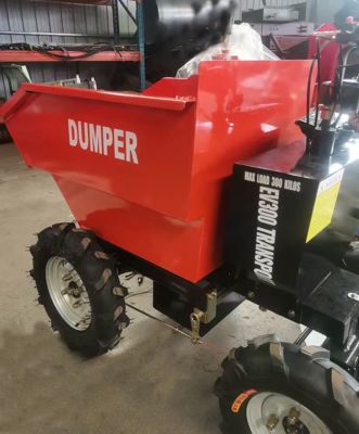 Truk mini dumper listrik 4 Kecepatan 48V 20ah Kapasitas Muatan 300 Kg