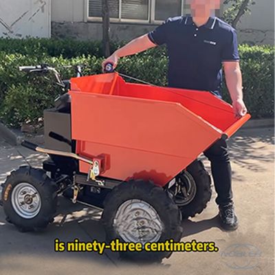 Efisien Empat Ban Serbaguna Mini Listrik Dump Truck