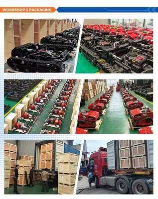 Mesin pemotong rumput crawler cerdas yang dikendalikan dari jarak jauh, dengan baterai lithium iron phosphate (LiFePO₄), penggerak empat roda, hemat energi dan ramah lingkungan, serta pengoperasian berkelanjutan selama 3 jam.