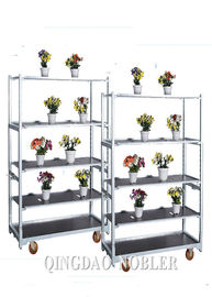 Multi Layer Danish Flower Trolley Cc Keranjang Kontainer / Cc Shelf 1.8 / 2.5mm Post