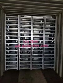PP Wheel Q235 Display Storage Rack Rak Troli Denmark