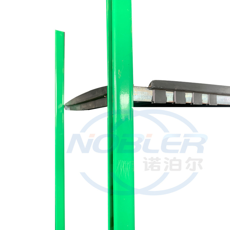 1350 * 562 * 1900mm standar kontainer bunga logistik turnover truk roda nilon bantalan kuat dingin galvanis instal