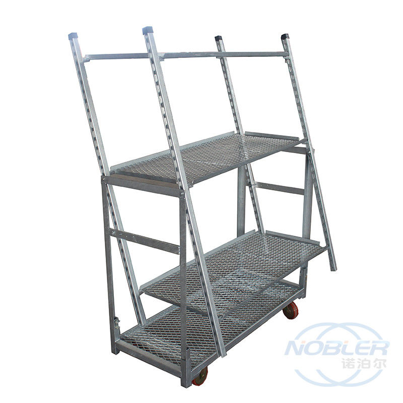 Max Load 500kg Danish Cart from Featuring Plywood Shelf Durable Cart untuk mengangkut barang di lingkungan industri