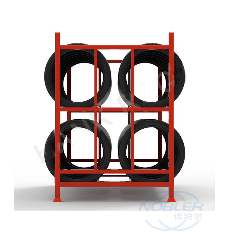 Oem China Commercial Heavy Duty Truck Tire Storage Rack Tire Racking Foldable