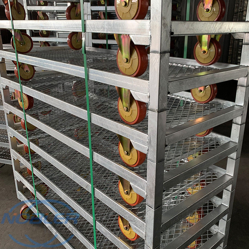 Roda Dengan Rem Danish Trolley 50kg Tangani Kapasitas Beban Karet Transportasi tahan lama Dirancang untuk Aplikasi Industri