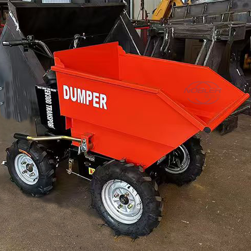 Truk mini dumper listrik 4 Kecepatan 48V 20ah Kapasitas Muatan 300 Kg